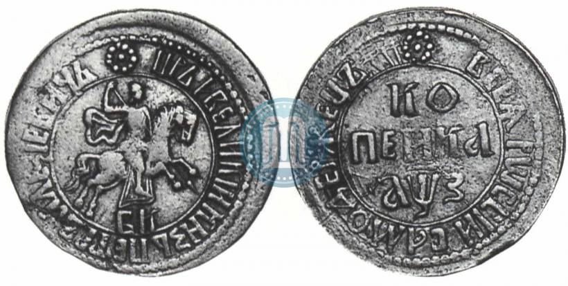 Picture 1 kopeck 1707 year БК 