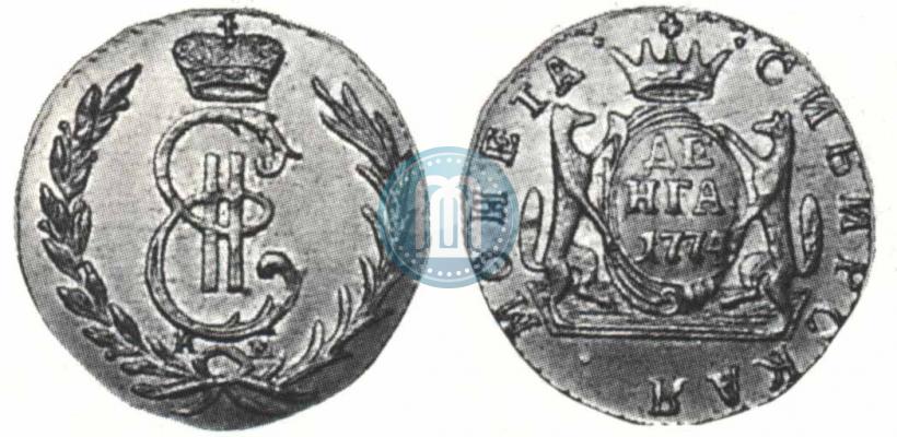 Фото Денга 1774 года КМ 