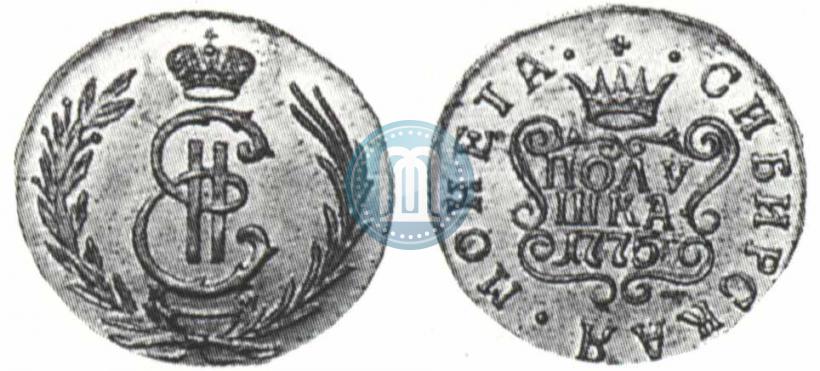 Picture Polushka 1775 year КМ 