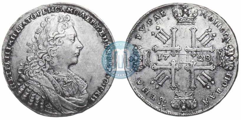 Picture 1 rouble 1728 year  "Type of 1728"