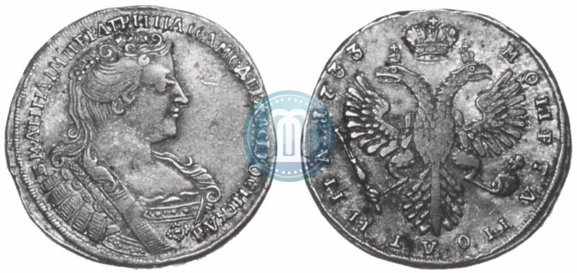Picture Poltina 1733 year  