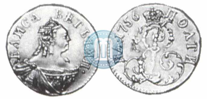 Picture Poltina 1756 year  