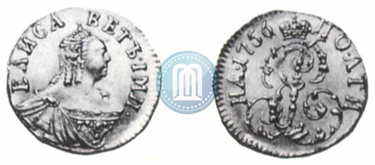 Фото Полтина 1756 года  