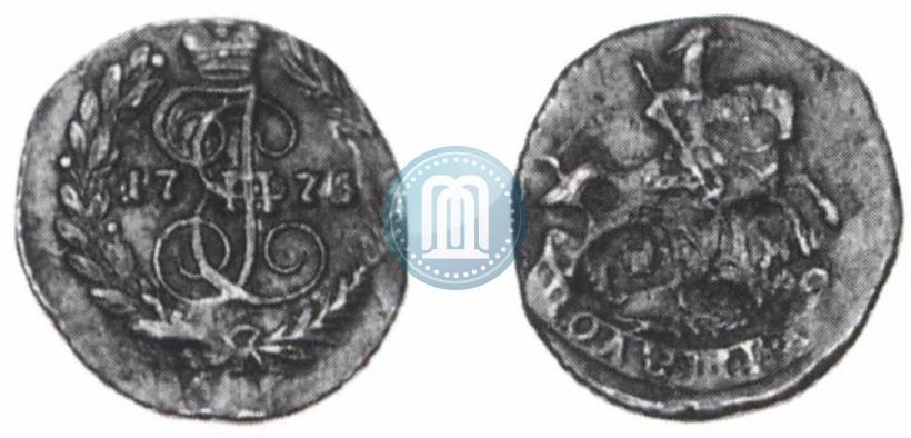 Фото Полушка 1775 года ЕМ 