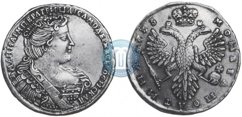 Picture Poltina 1733 year  