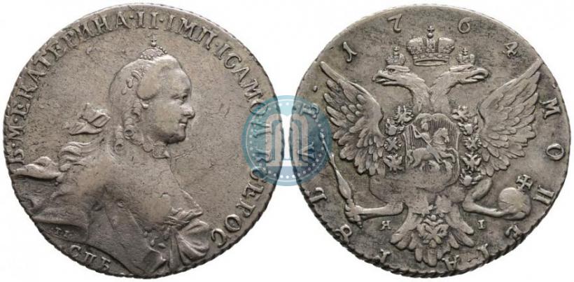 Фото 1 рубль 1764 года СПБ-ЯI 