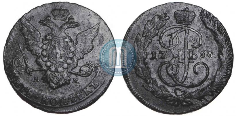 Picture 5 kopecks 1766 year ММ 