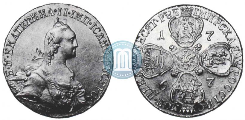 Picture 10 roubles 1767 year СПБ 