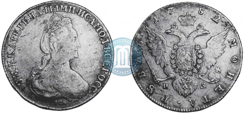 Picture 1 rouble 1782 year СПБ-ИЗ 