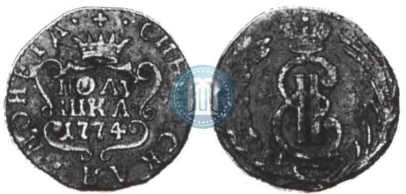 Picture Polushka 1774 year КМ 