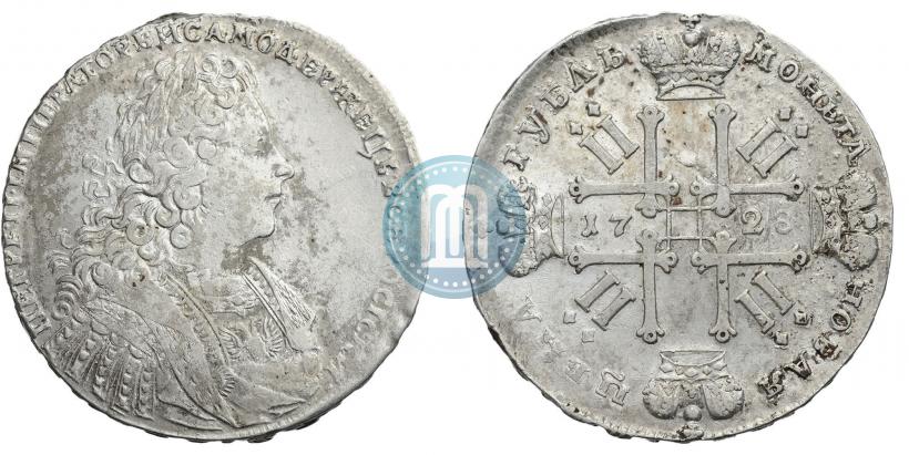 Фото 1 рубль 1728 года  "Тип 1728"