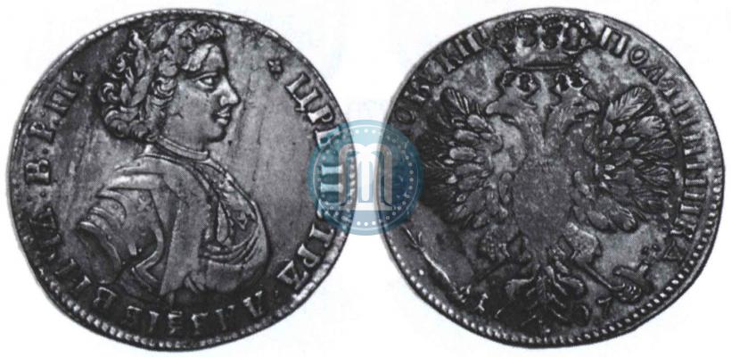 Фото Полтина 1707 года  