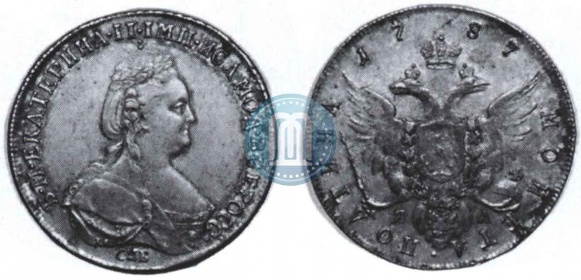 Picture Poltina 1787 year СПБ-ЯА 