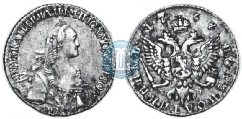 Фото Полуполтинник 1767 года ММД-EI 