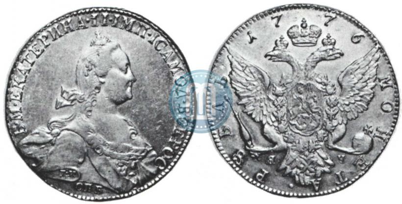Picture 1 rouble 1776 year СПБ-ЯЧ 