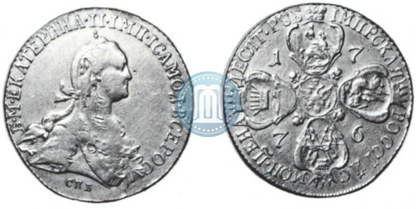 Picture 10 roubles 1766 year СПБ 