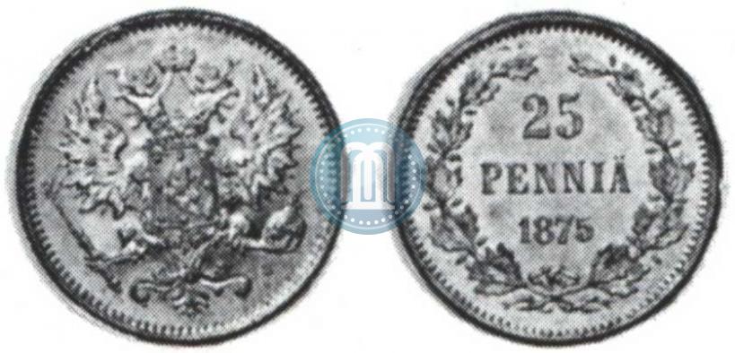 Picture 25 pennia 1875 year S 