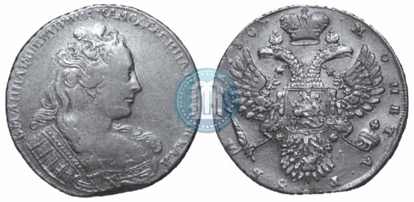 Фото 1 рубль 1730 года  