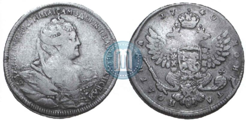 Picture Poltina 1740 year  "Moscow type"