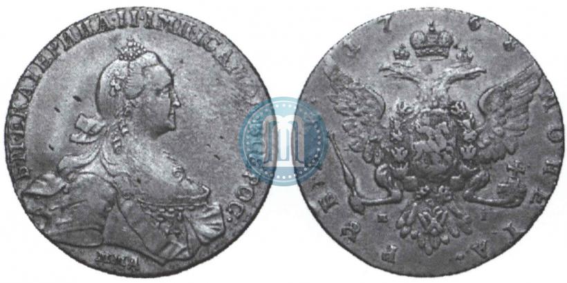 Picture 1 rouble 1768 year ММД-EI 