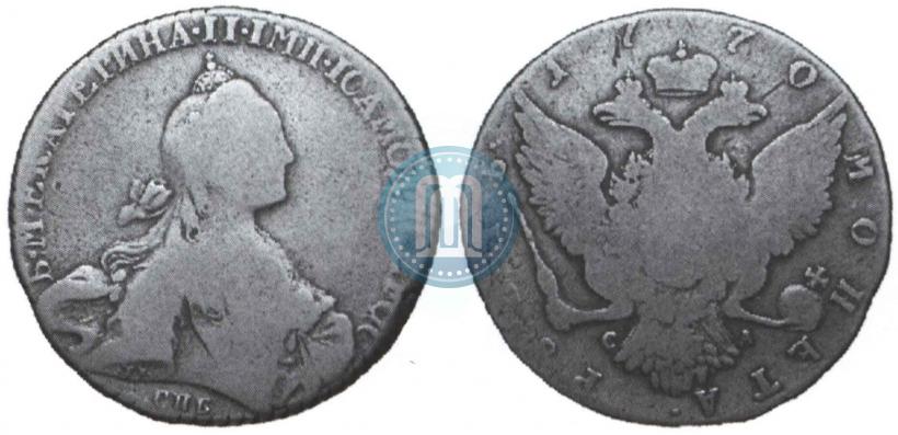 Picture 1 rouble 1770 year СПБ-СА 