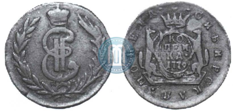 Picture 1 kopeck 1779 year КМ 