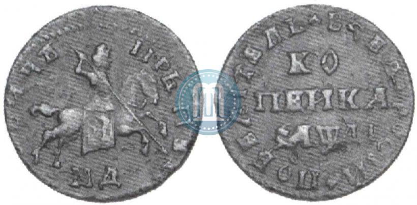 Picture 1 kopeck 1711 year МД 