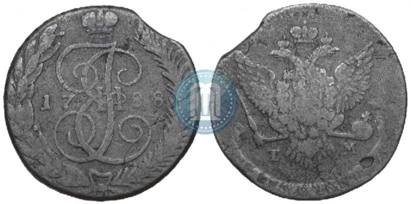 Picture 5 kopecks 1788 year ТМ 