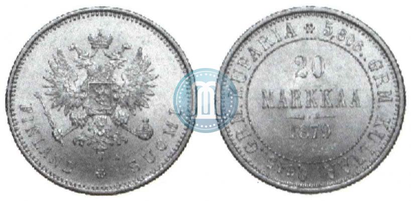 Picture 20 markkaa 1879 year S 