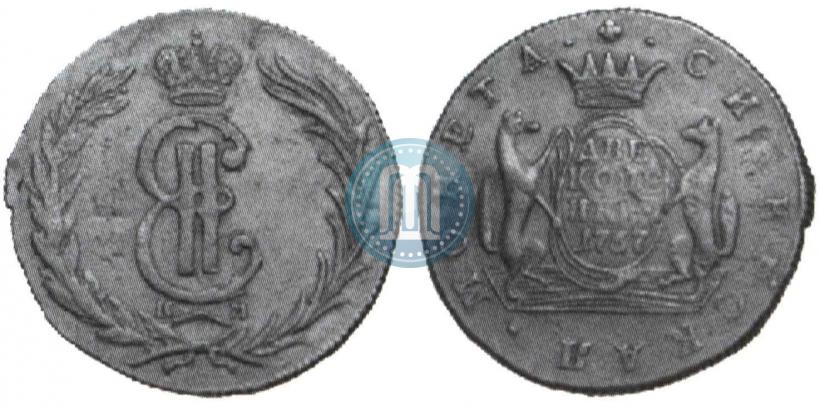 Picture 2 kopecks 1767 year КМ 