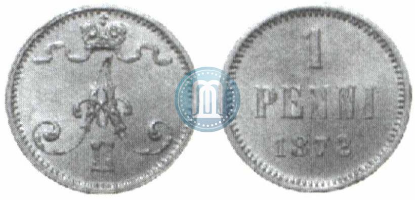 Фото 1 пенни 1872 года  