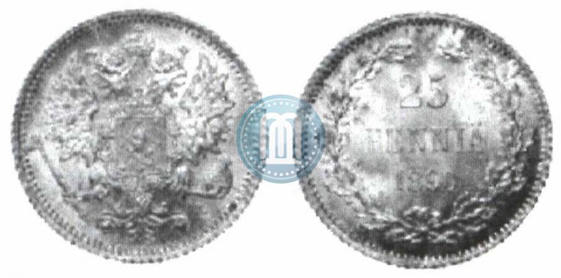 Фото 25 пенни 1890 года L 