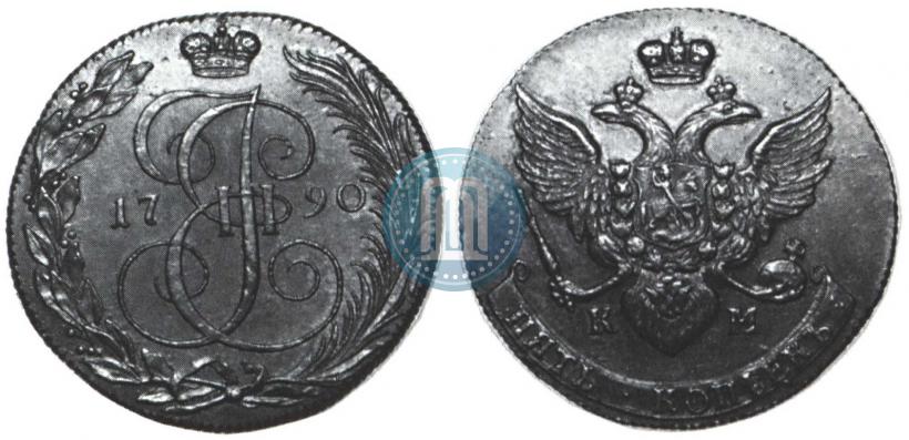 Picture 5 kopecks 1790 year КМ 