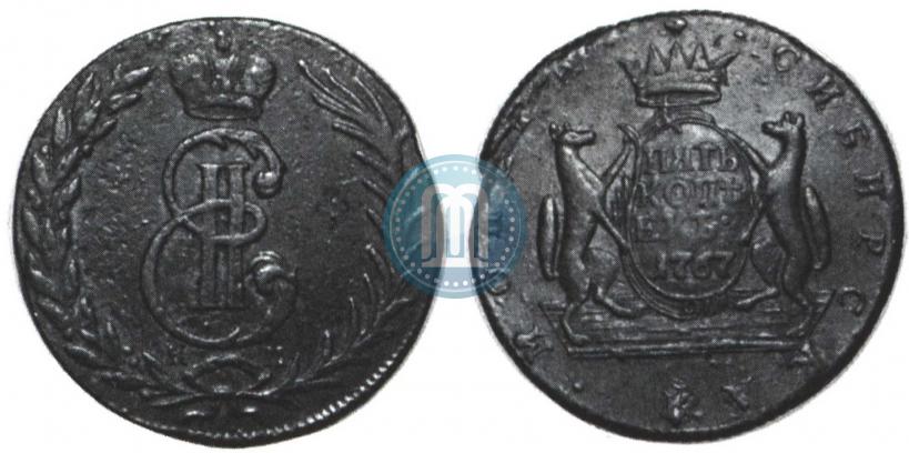 Picture 5 kopecks 1767 year КМ 