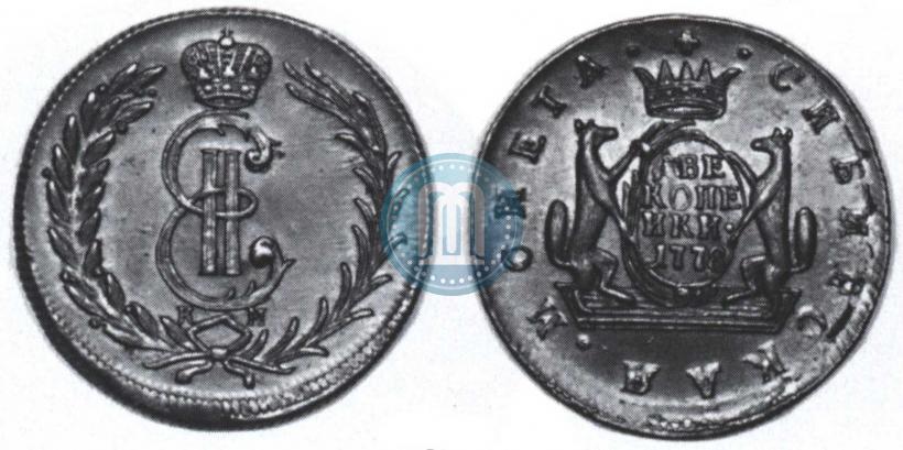 Фото 2 копейки 1778 года КМ 