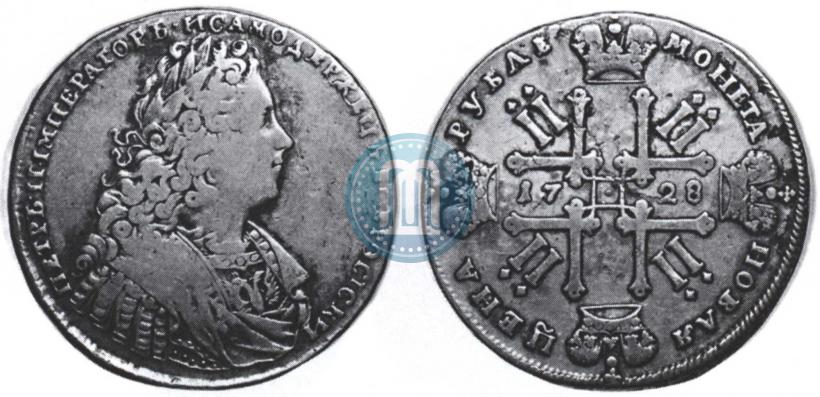 Фото 1 рубль 1728 года  "Тип 1728"