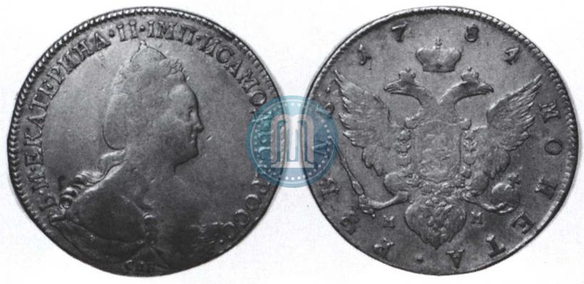 Picture 1 rouble 1784 year СПБ-ММ 