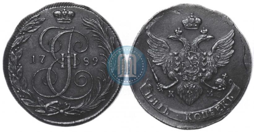 Picture 5 kopecks 1789 year КМ 