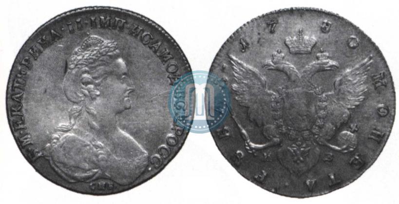 Picture 1 rouble 1780 year СПБ-ИЗ 