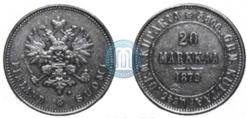 Picture 20 markkaa 1879 year S 