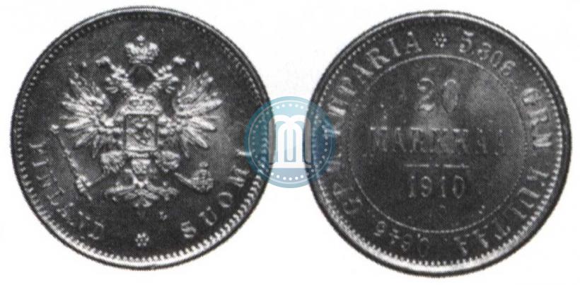 Picture 20 markkaa 1910 year L 