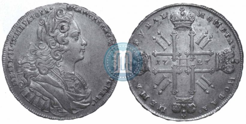 Picture 1 rouble 1727 year  "Moscow type"