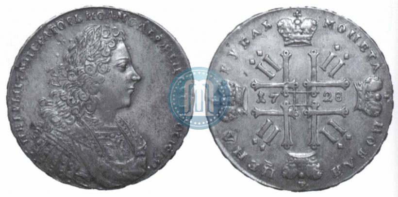 Picture 1 rouble 1728 year  "Type of 1728"