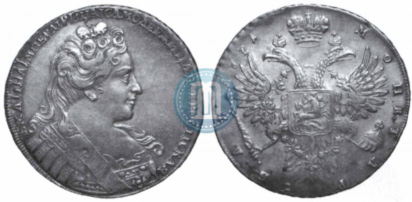 Фото 1 рубль 1731 года  