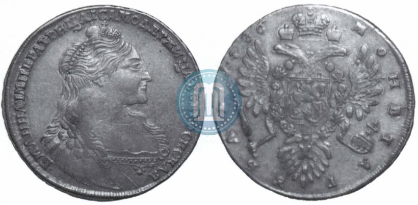 Picture 1 rouble 1736 year  "Type of 1735"
