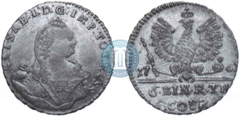 Picture 1/6 Thaler 1761 year  