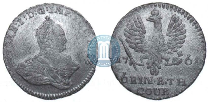 Picture 1/6 Thaler 1761 year  