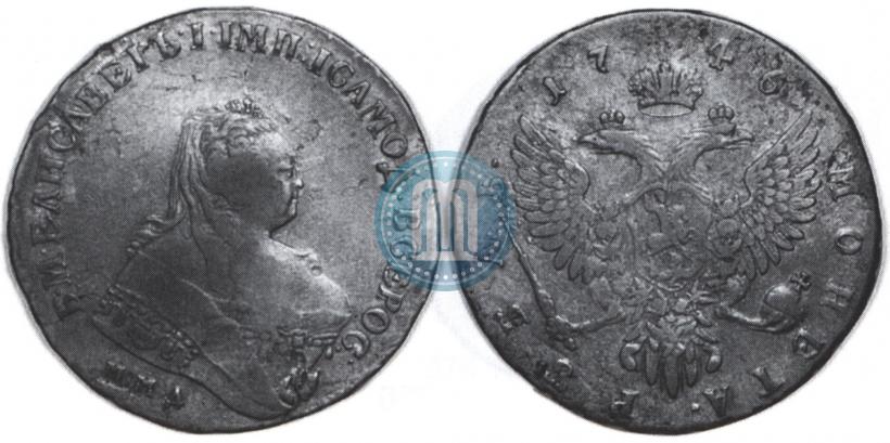 Picture 1 rouble 1746 year ММД 