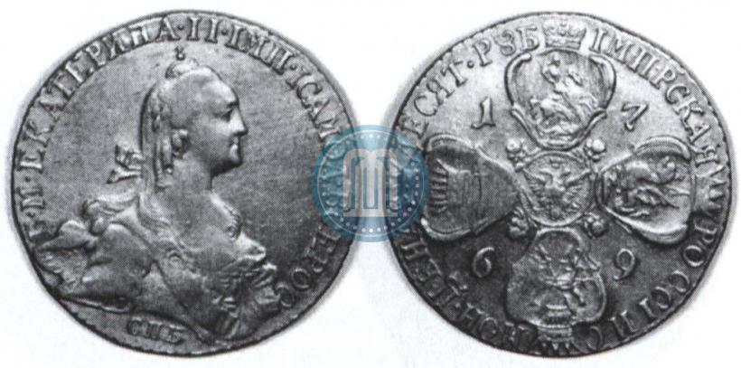 Picture 10 roubles 1769 year СПБ 