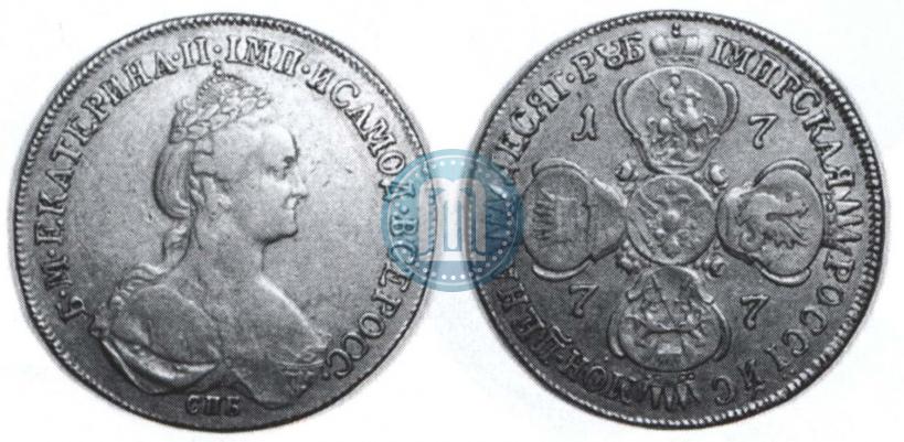 Picture 10 roubles 1777 year СПБ 